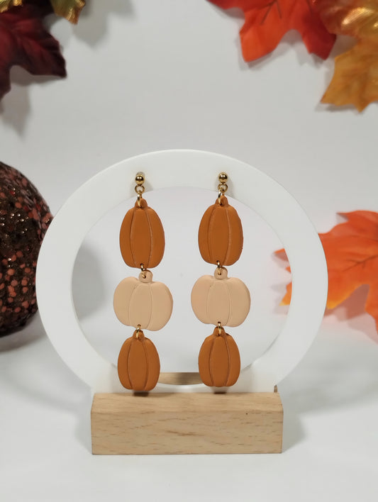 Pendientes Triple de Calabaza
