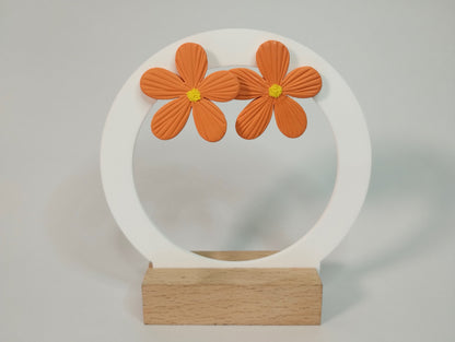 Topitos Flor naranja