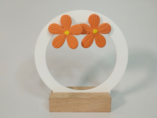 Topitos Flor naranja