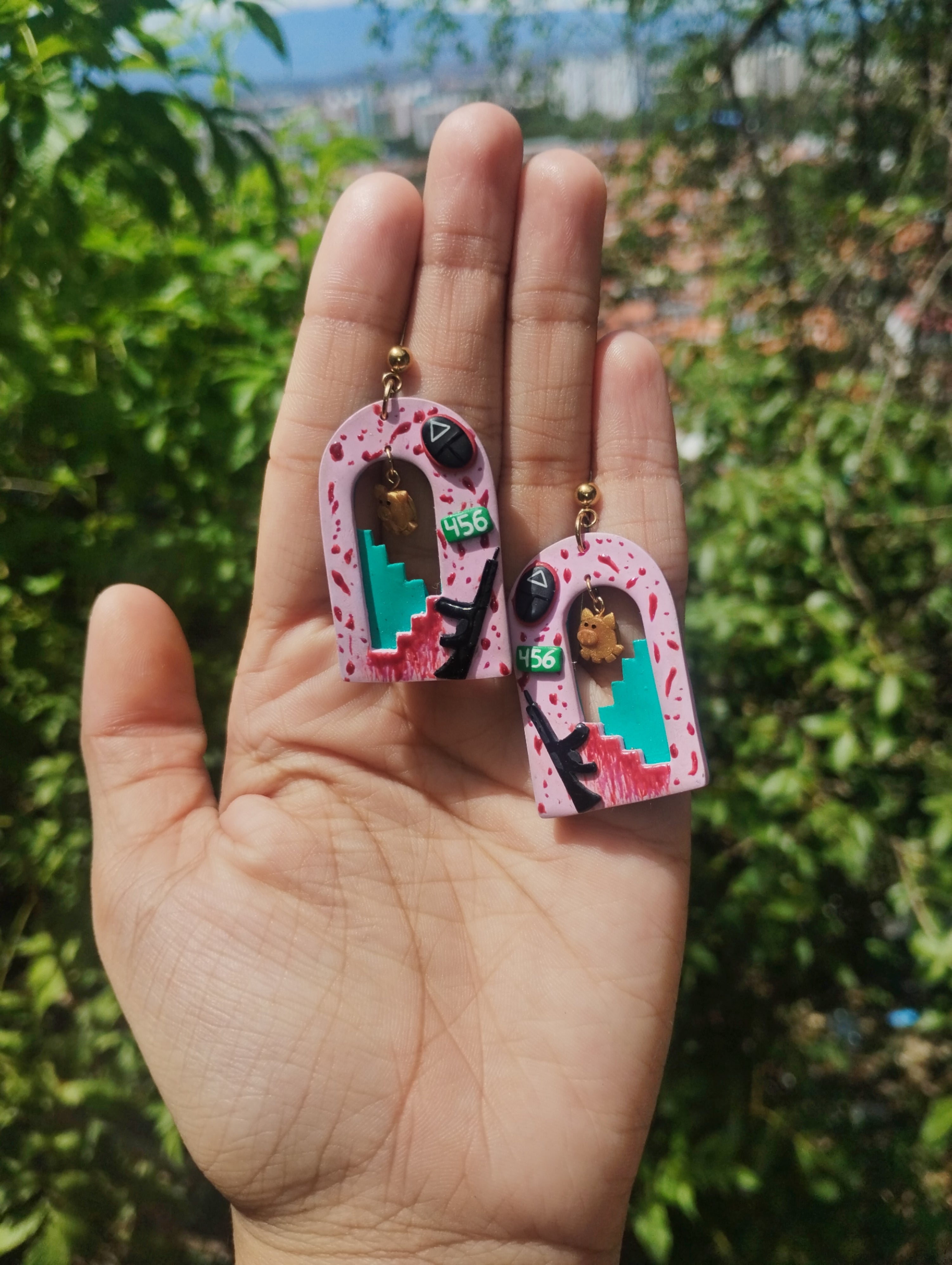 Pendientes Squid Game